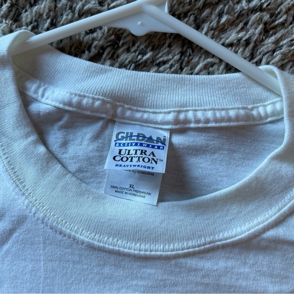 VTG Bud Light Tshirt white w/ American flag - Picture 5 of 11